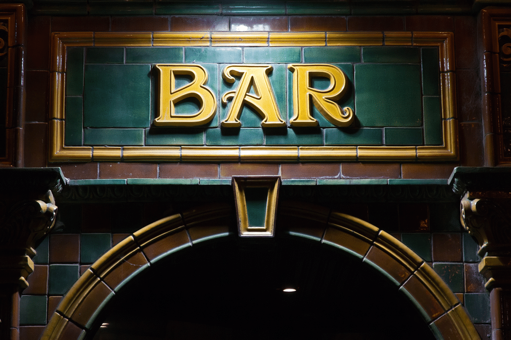bar entrance